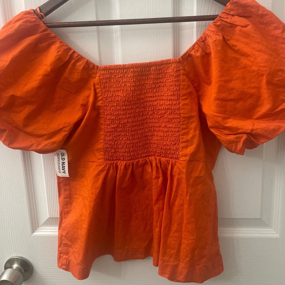 Old Navy bright orange